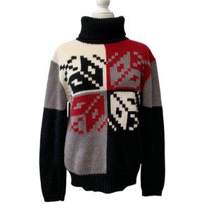 Riveted by Lee Snowflake Color Block Sweater